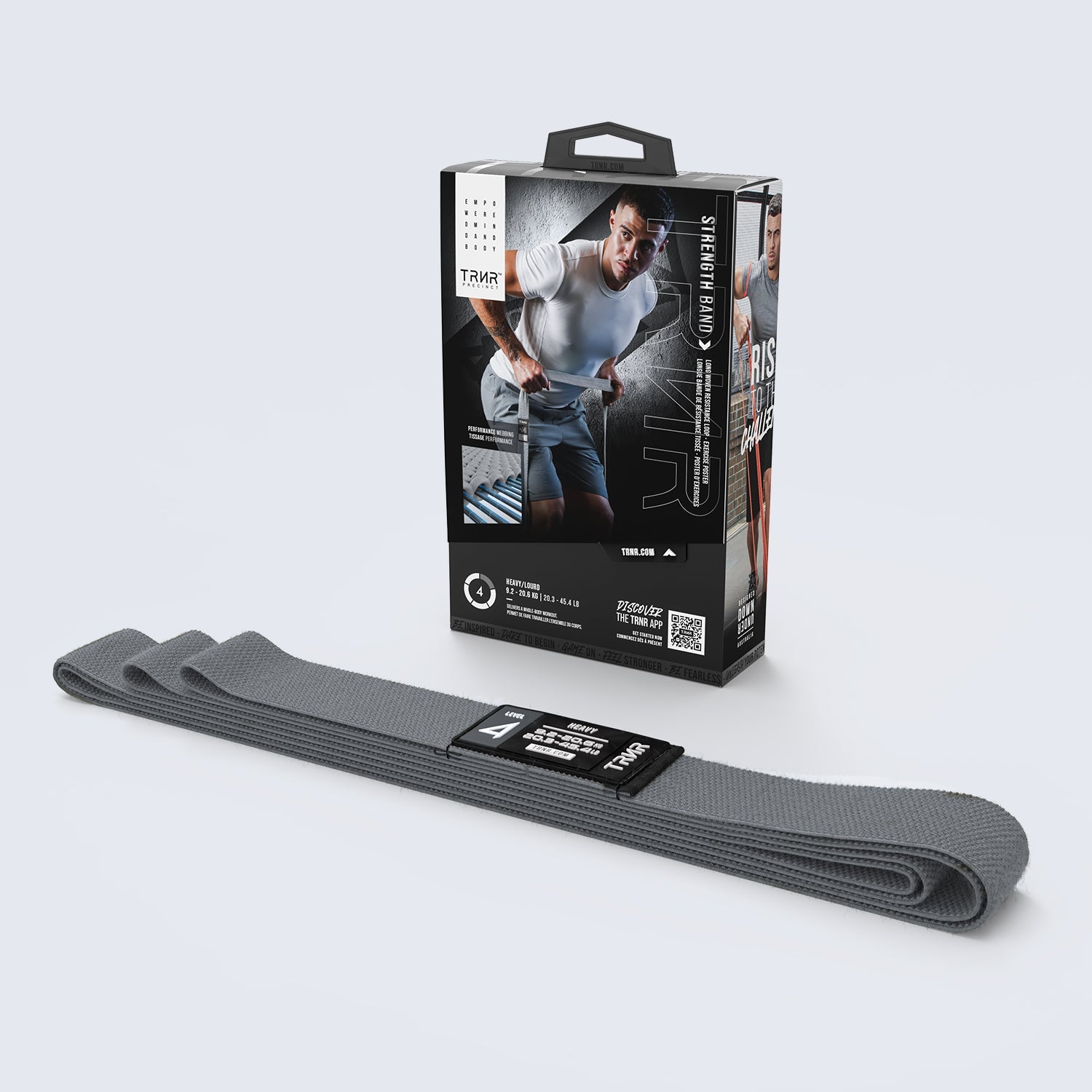 TRNR Strength Band Heavy Content & Packaging