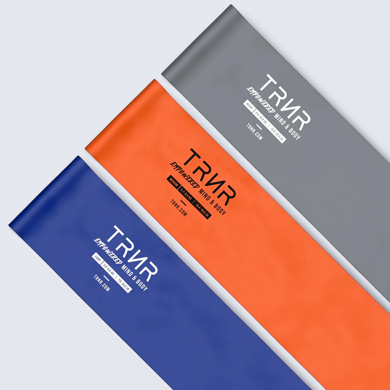 Light, Medium, Heavy TRNR Physio Bands